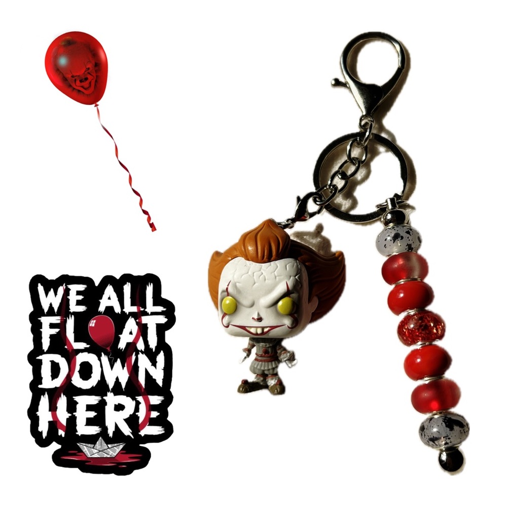 Pennywise Clown Keychain Handmade